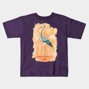 An Exotic Stork Kids T-Shirt